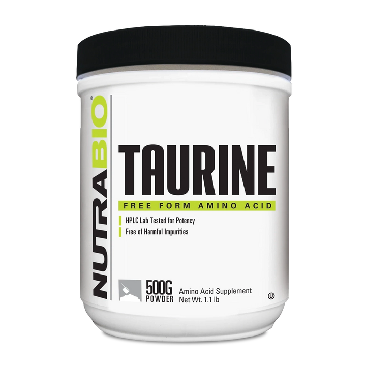 NutraBio - Taurine Powder - 500g Unflavored