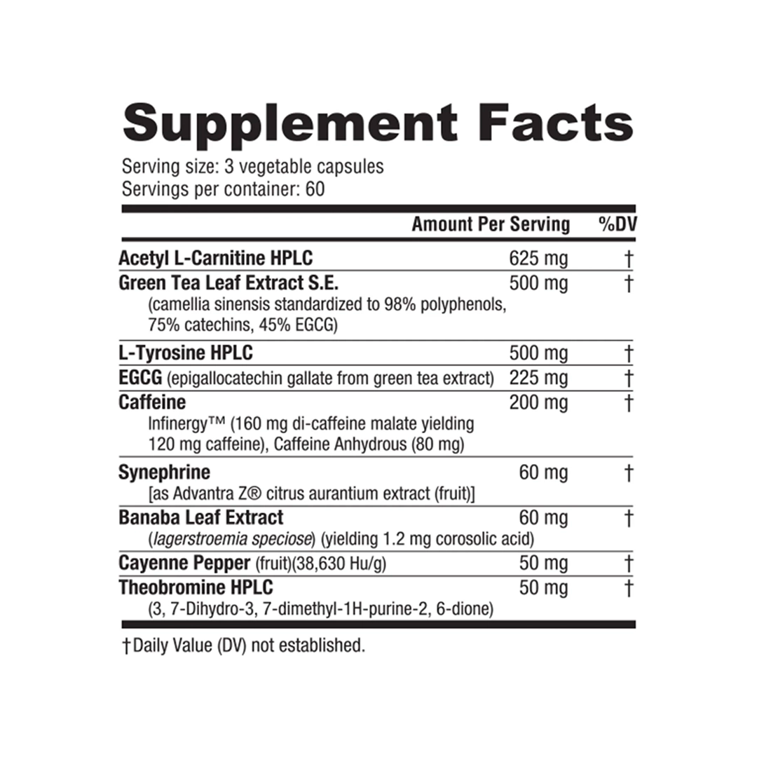 NutraBio - ThermoFuel v.9 - 180 Capsules