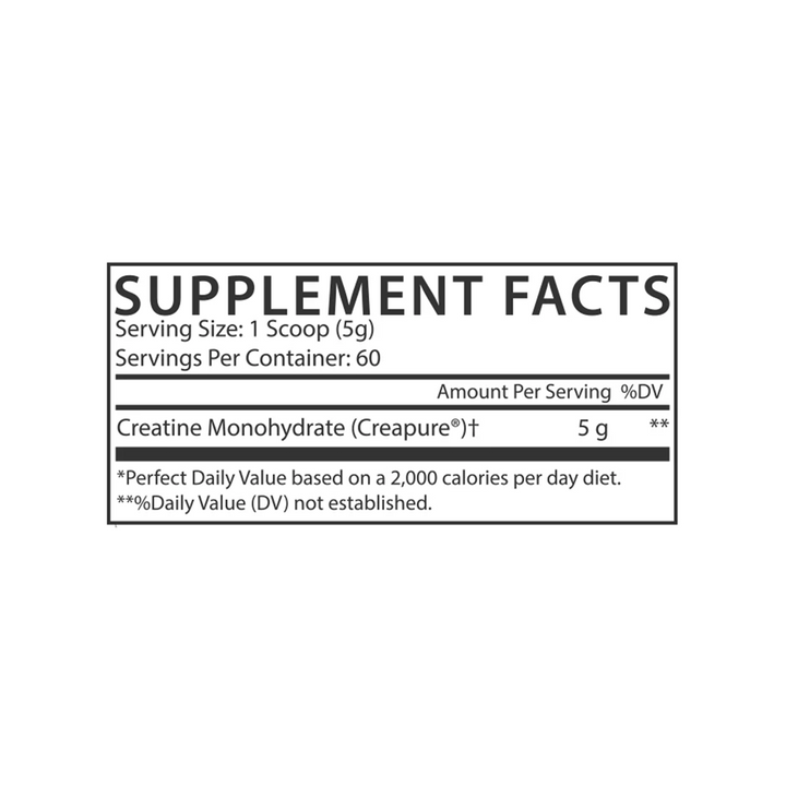 NutriStat - Creatine Powder - 60 servings (300g) Unflavored