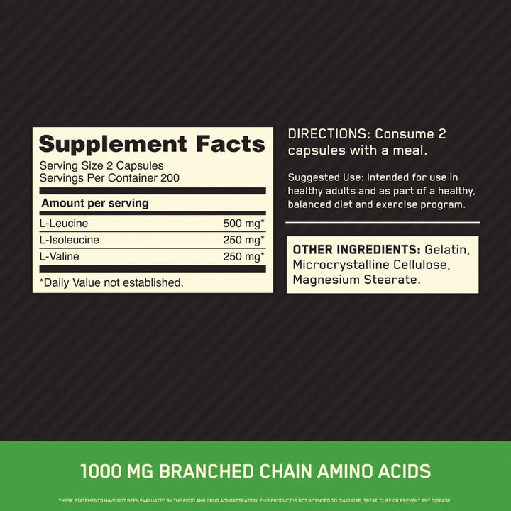 Optimum Nutrition - BCAA 1000