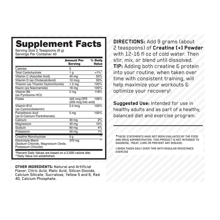 Optimum Nutrition - Creatine+