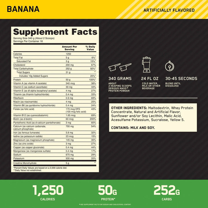 Optimum Nutrition - Serious Mass