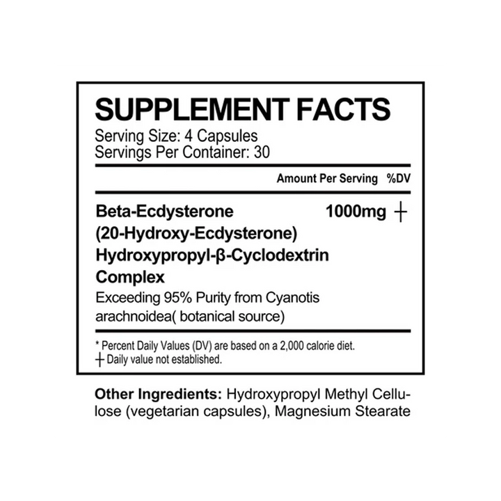 Psycho Pharma - Complexed Ecdysterone 95% - 120 Capsules