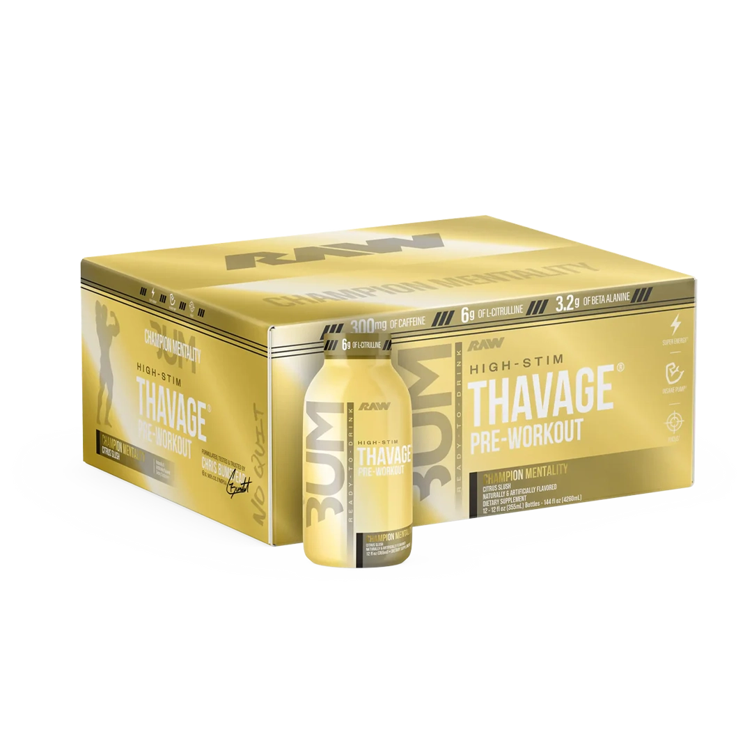 Raw Nutrition x CBUM - Thavage (Ready-to-Drink)