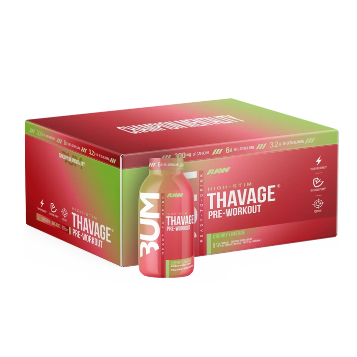 Raw Nutrition x CBUM - THAVAGE (Ready-to-Drink)
