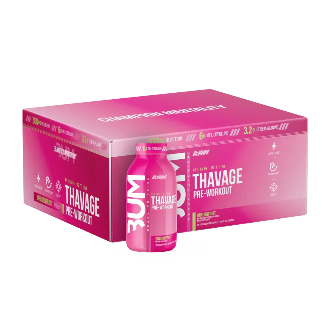 Raw Nutrition x CBUM - Thavage (Ready-to-Drink)