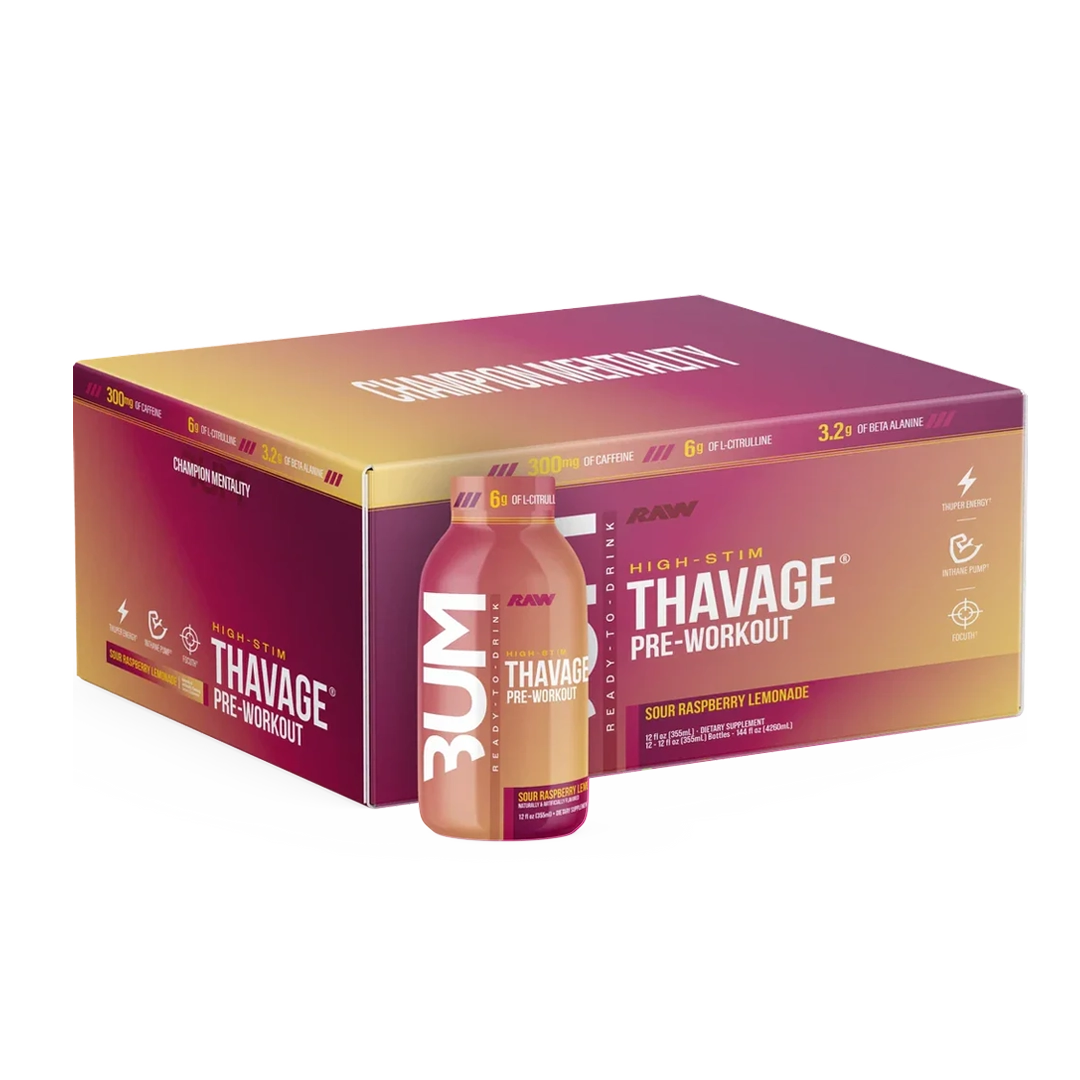 Raw Nutrition x CBUM - Thavage (Ready-to-Drink)
