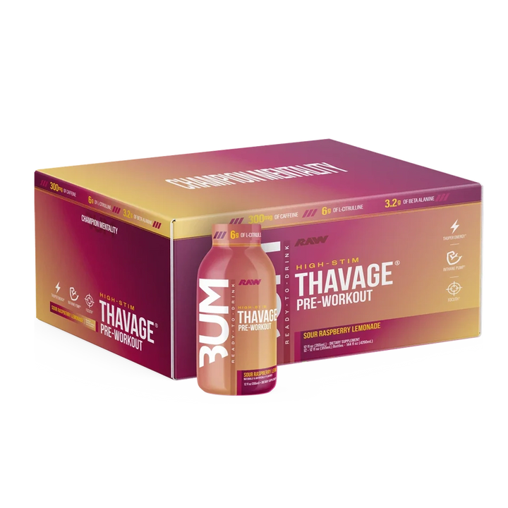 Raw Nutrition x CBUM - Thavage (Ready-to-Drink)