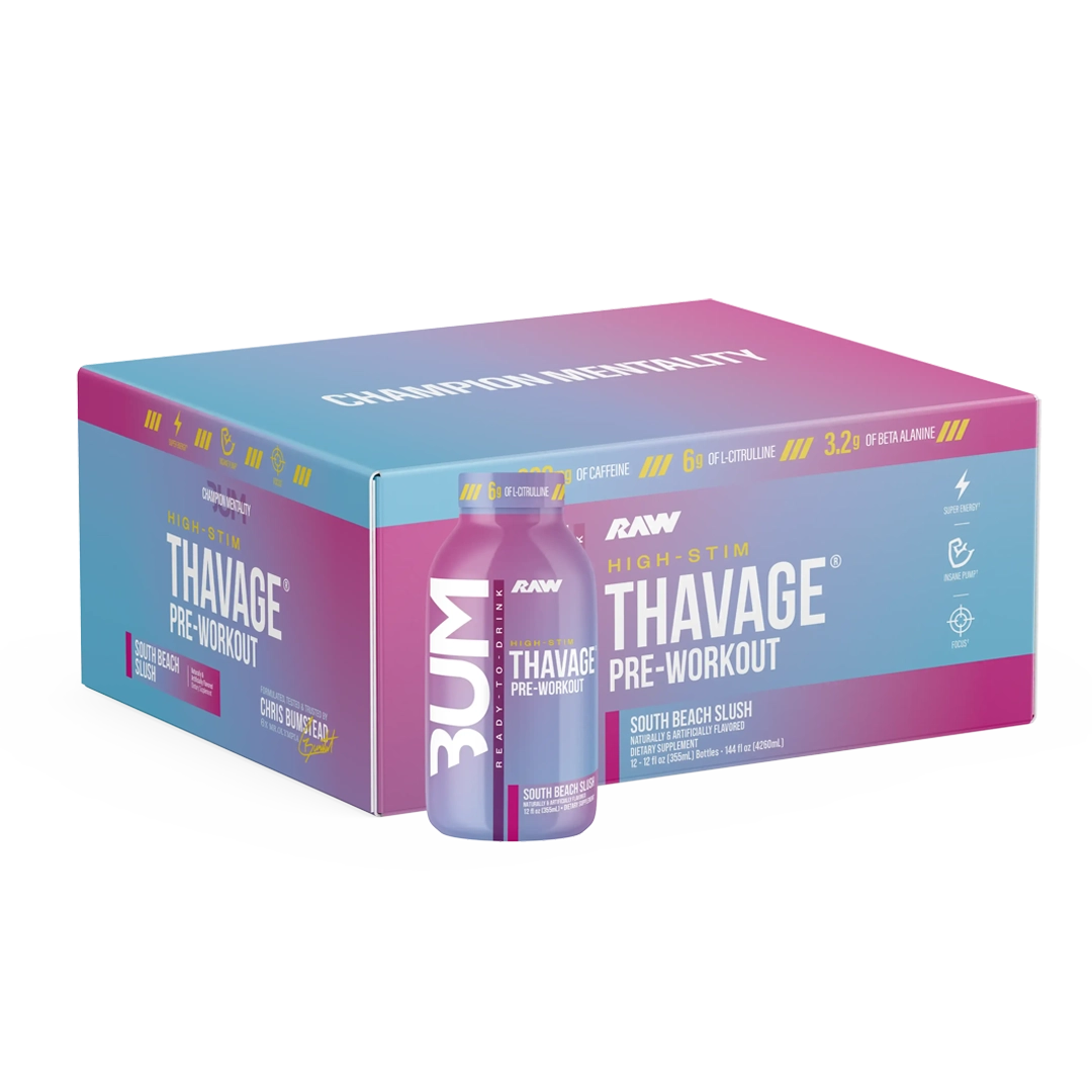 Raw Nutrition x CBUM - THAVAGE (Ready-to-Drink)