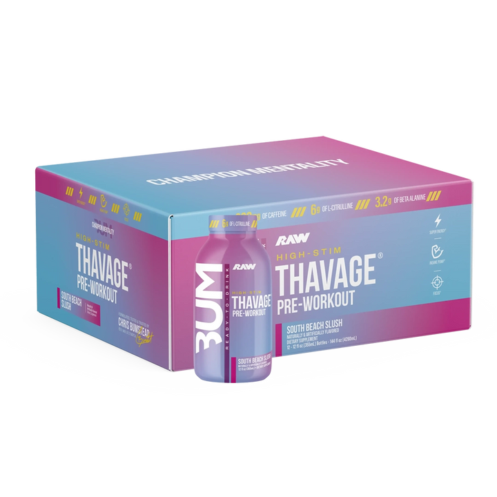 Raw Nutrition x CBUM - THAVAGE (Ready-to-Drink)