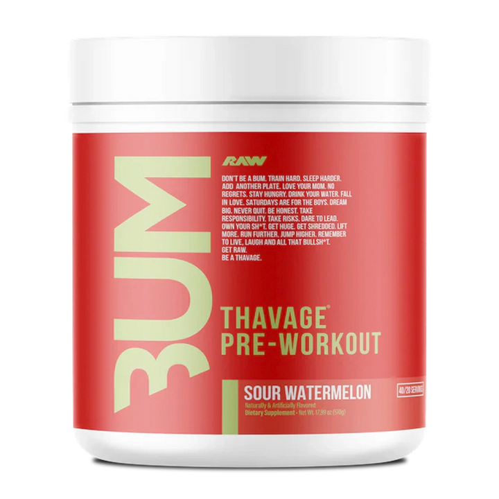 Raw Nutrition x CBUM - Thavage Pre-Workout