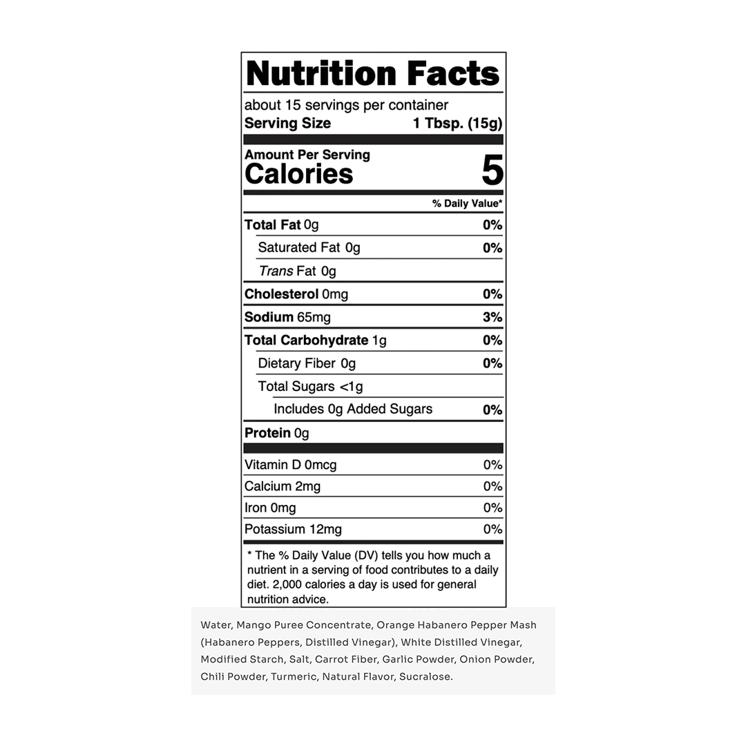 Taste Flavor Co. - Fiery Mango Habanero - 8.5 oz