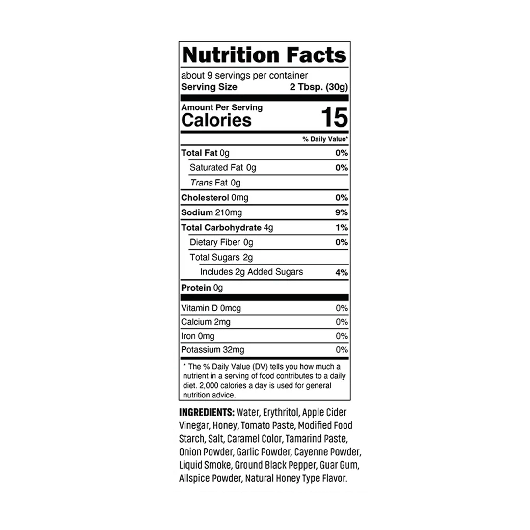 Taste Flavor Co. - Sweet Honey BBQ - 9.25 oz