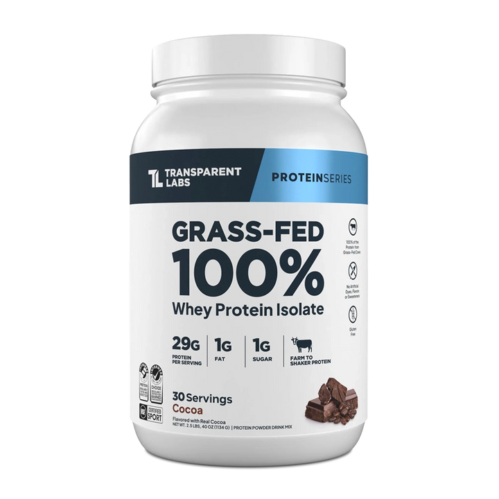 Transparent Labs - Grass-Fed 100% Whey Protein Isolate