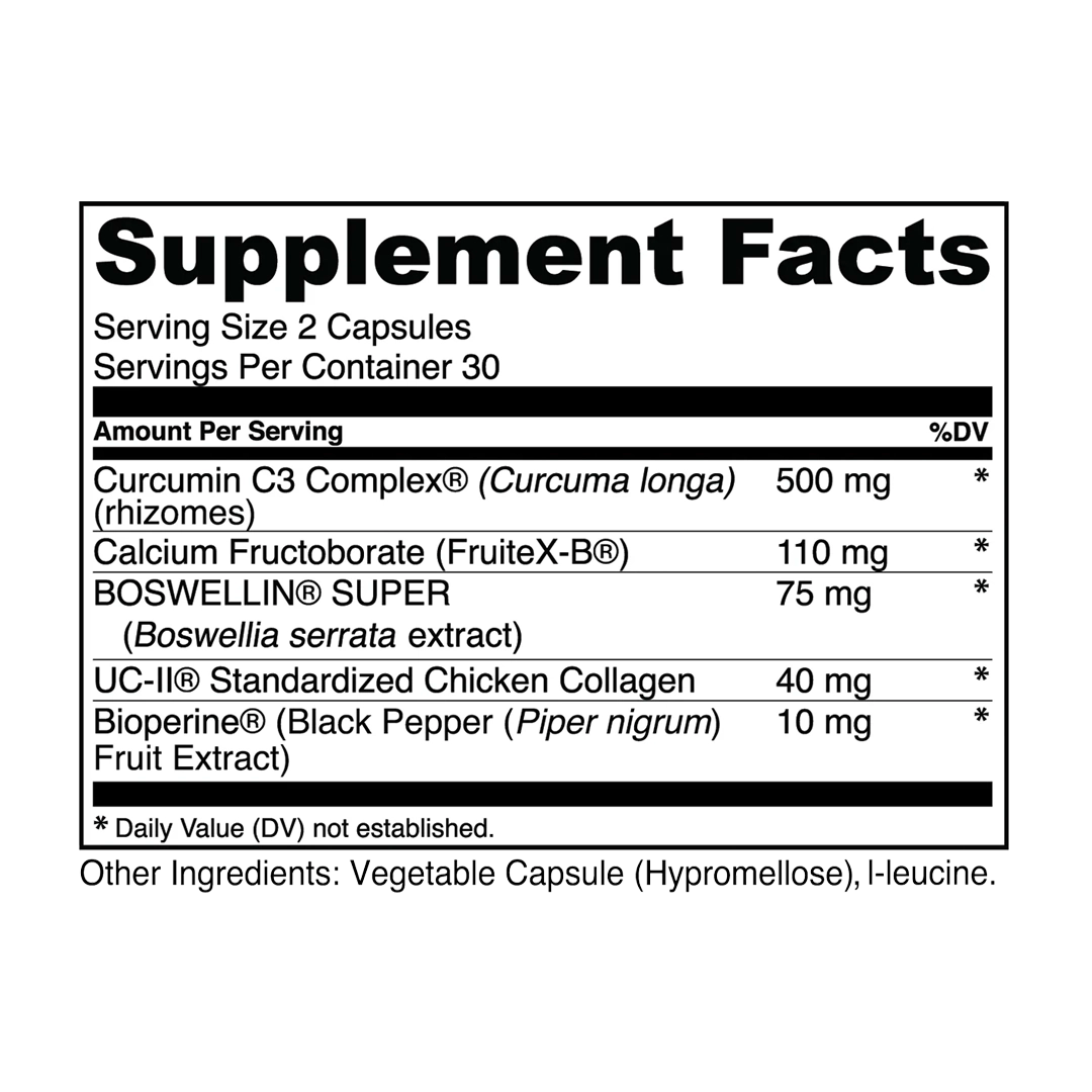 Transparent Labs - Joint Support - 60 Capsules