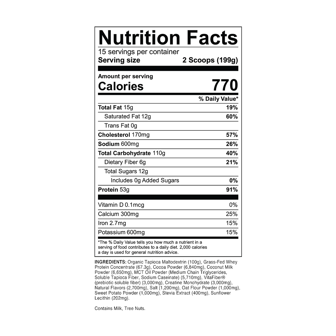 Transparent Labs - Mass Gainer