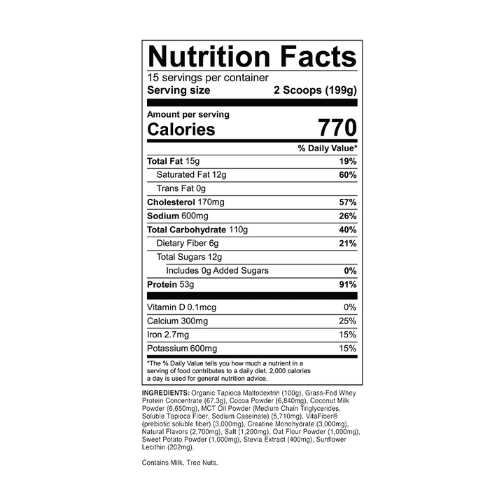 Transparent Labs - Mass Gainer