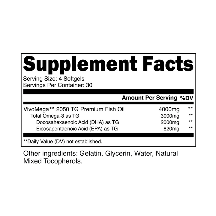 Transparent Labs - Omega 3 - 120 Softgels