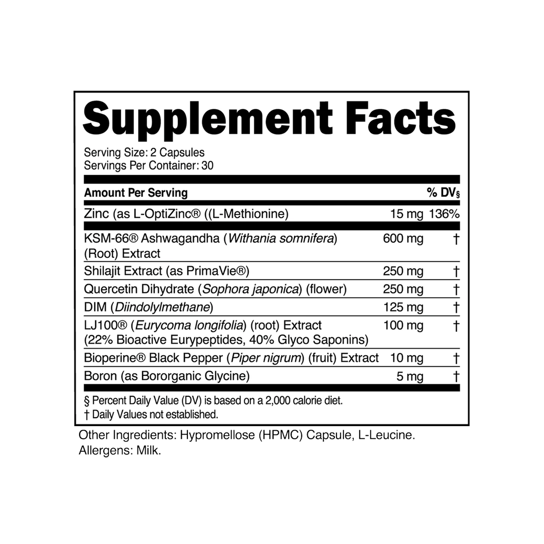 Transparent Labs - Vitality - 60 Capsules
