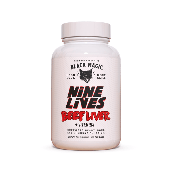 Black Magic Nine Lives Beef Liver Vitamins 160 Capsules