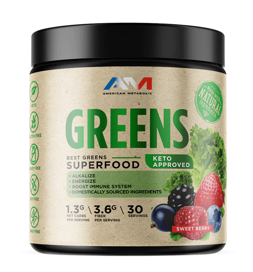 American Metabolix GREENS SUPERFOOD Sweet Berry 30 Serving