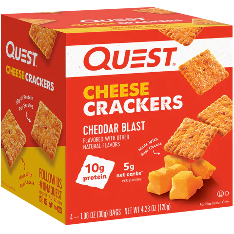 QUEST NUTRITION CHEESE CRACKERS