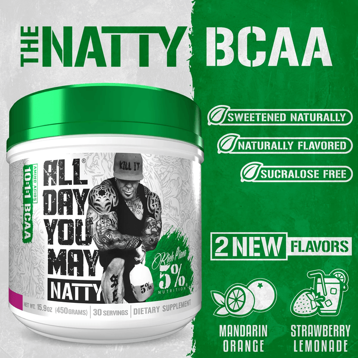 5% Nutrition - ALL DAY YOU MAY NATTY 10:1:1 BCAA-