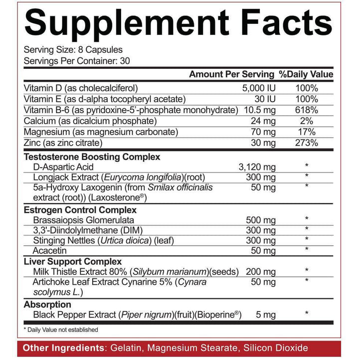 5% Nutrition - POST GEAR PCT 240 Capsules-