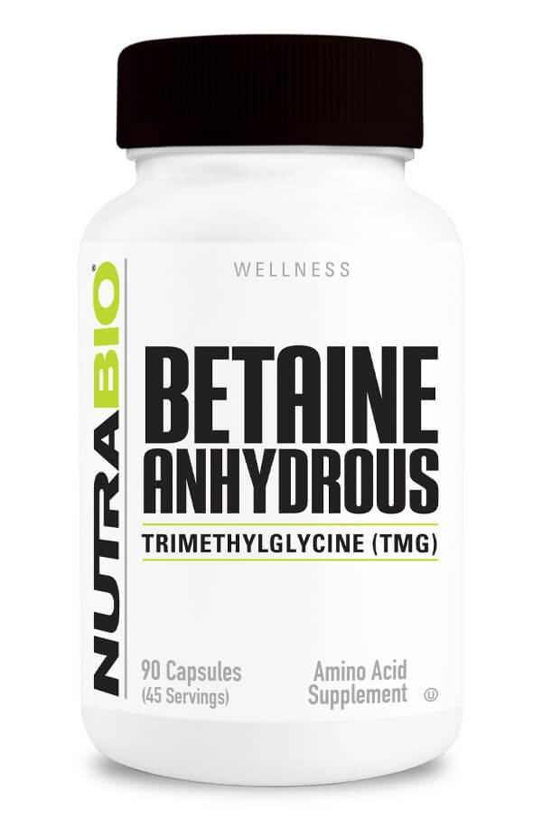NUTRABIO BETAINE ANHYDROUS TMG 90 CAPSULES
