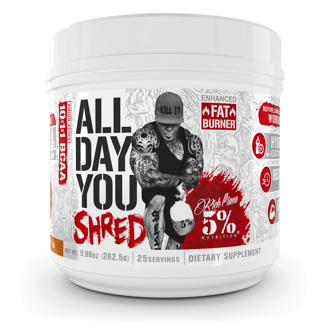 5 Nutrition ALL DAY YOU MAY 10 11 BCAA 25 Servings Southern Sweet Tea