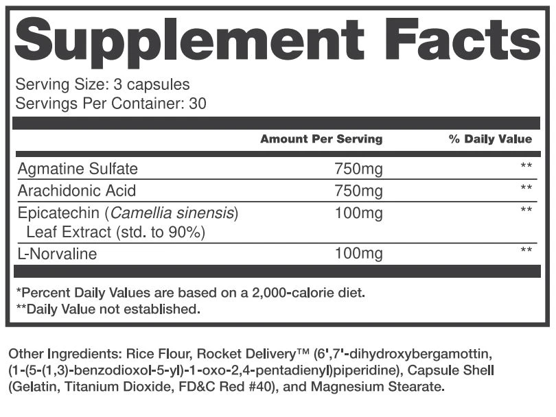 Alchemy Labs - INFLAME - 90 Capsules Supplement Facts Panel