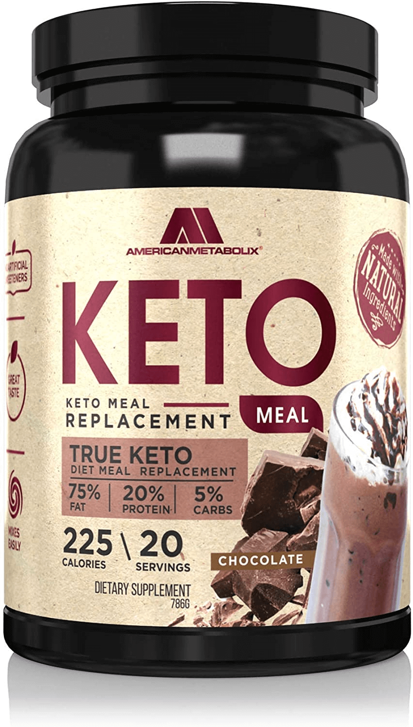 American Metabolix - KETO MEAL-20 Servings-Chocolate Malt-