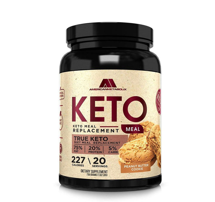 American Metabolix - KETO MEAL-20 Servings-Peanut Butter Cookie-