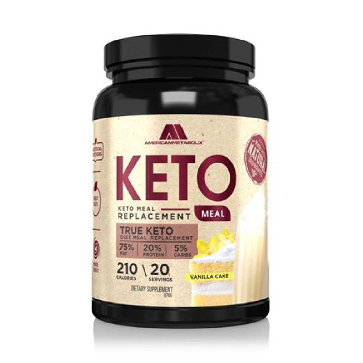 American Metabolix - KETO MEAL-20 Servings-Vanilla Cake-