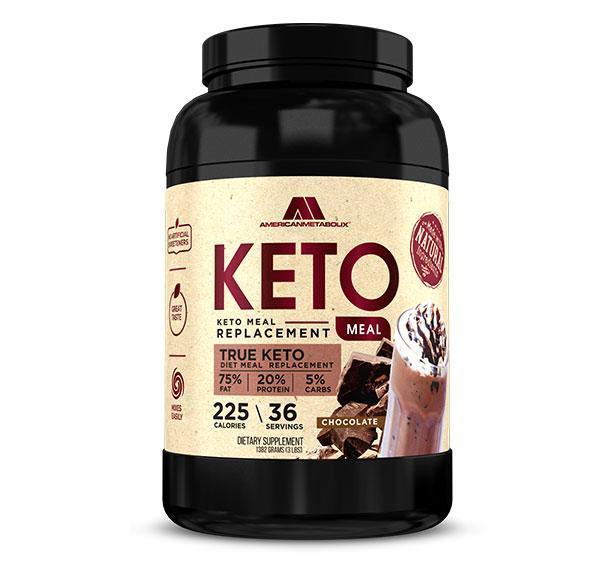 American Metabolix - KETO MEAL-36 Servings-Chocolate Malt-