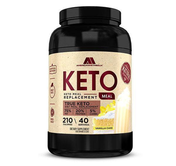 American Metabolix - KETO MEAL-40 Servings-Vanilla Cake-