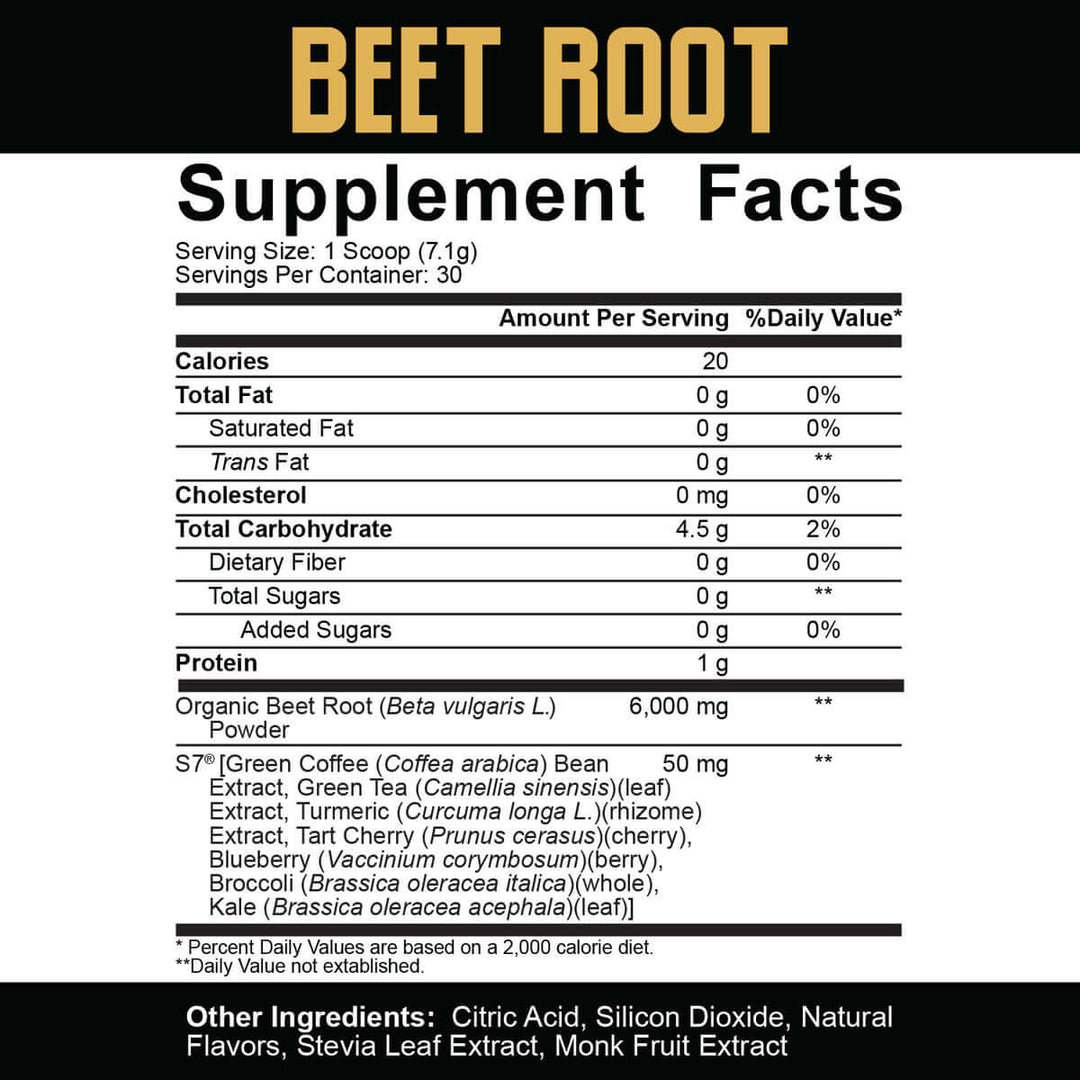 5% Nutrition - 5% Core BEET ROOT - 30 Servings