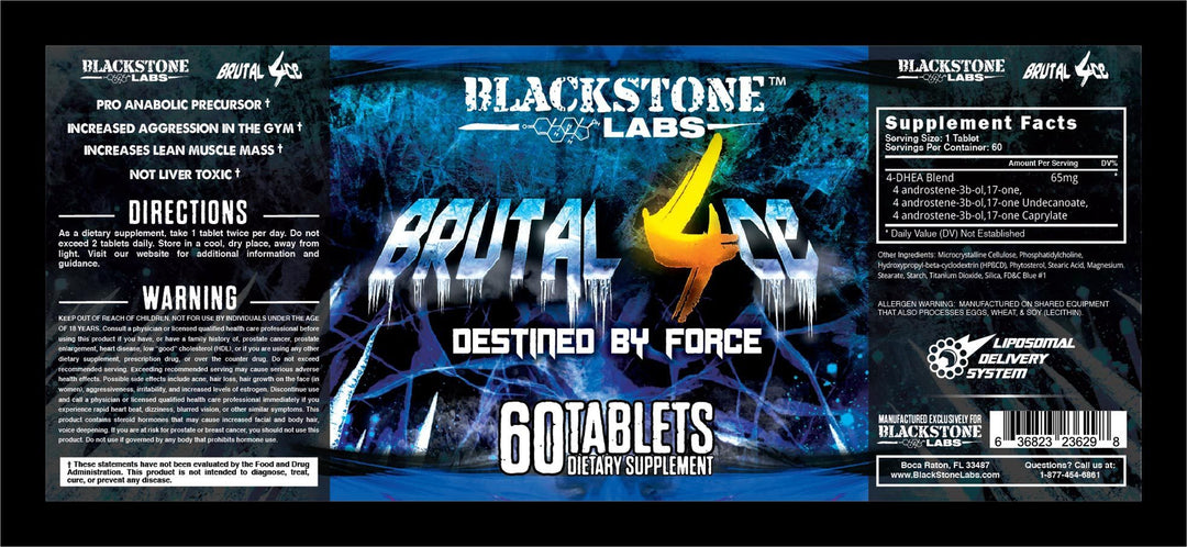 Blackstone Labs - BRUTAL 4CE 60 Tablets-