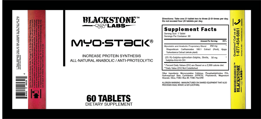 Blackstone Labs - MYO-STACK - 60 Tablets-