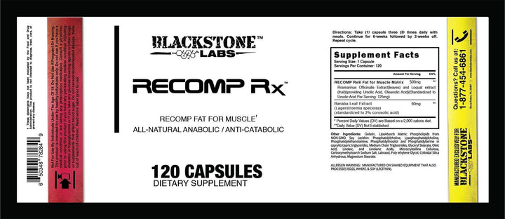 Blackstone Labs - RECOMP RX 120 Capsules-