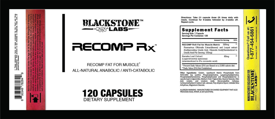 Blackstone Labs - RECOMP RX 120 Capsules-