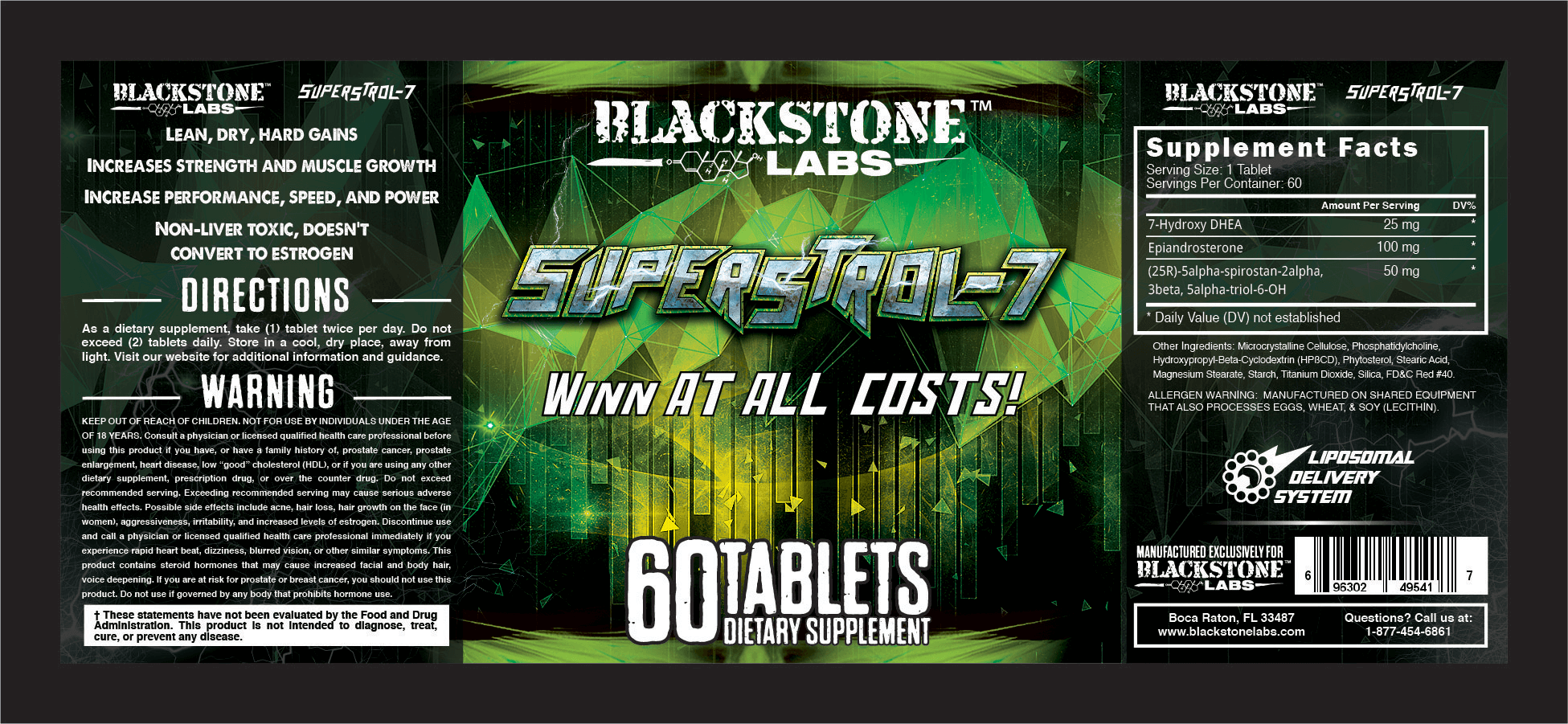 Blackstone Labs - SUPERSTROL-7 - 60 Tablets-