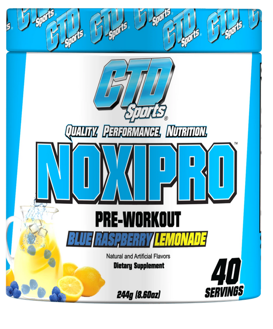 CTD Sports - NOXIPRO-40 Servings-Blue Raspberry Lemonade-