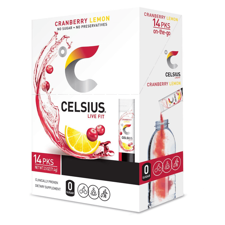 Celsius ON-THE-GO-14-Pack-Cranberry Lemon-