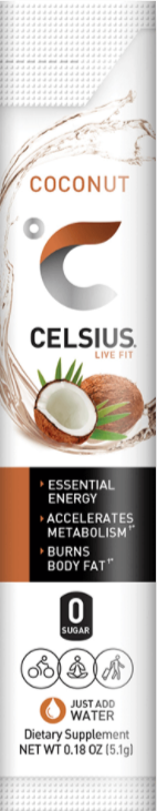 Celsius ON-THE-GO-Single Packet-Coconut-