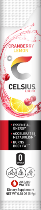 Celsius ON-THE-GO-Single Packet-Cranberry Lemon-