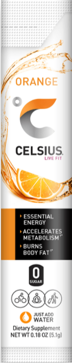Celsius ON-THE-GO-Single Packet-Orange-