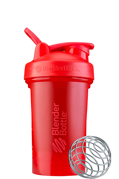 BlenderBottle 20 oz. Workout Drink/Protein Drink Shaker Bottle clear with  black