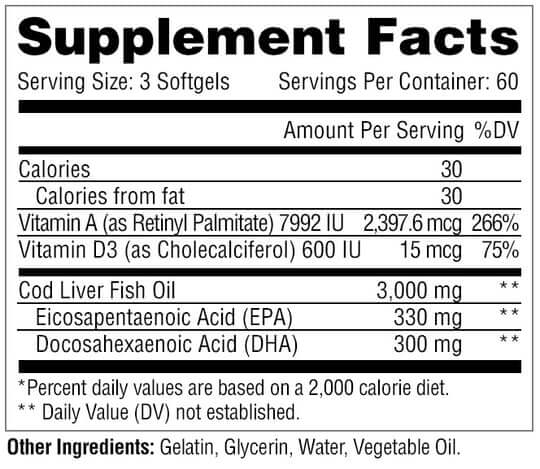 Metabolic Nutrition - FISH 3000 - 180 Softgels