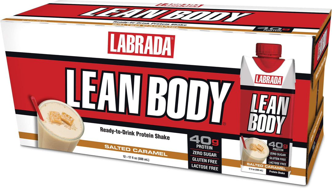 LaBrada - LEAN BODY Protein Shake-12-Pack (17 fl oz)-Salted Caramel-